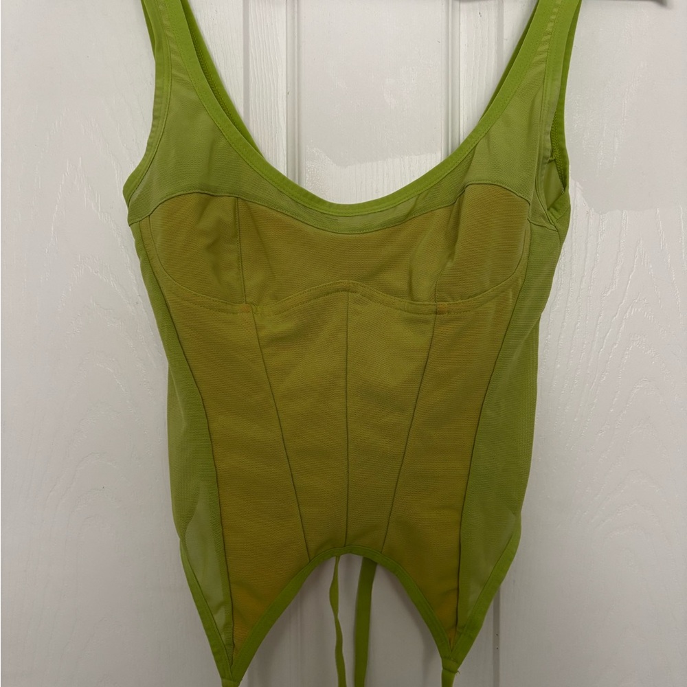 Urban Outfitters Lime Mesh Top